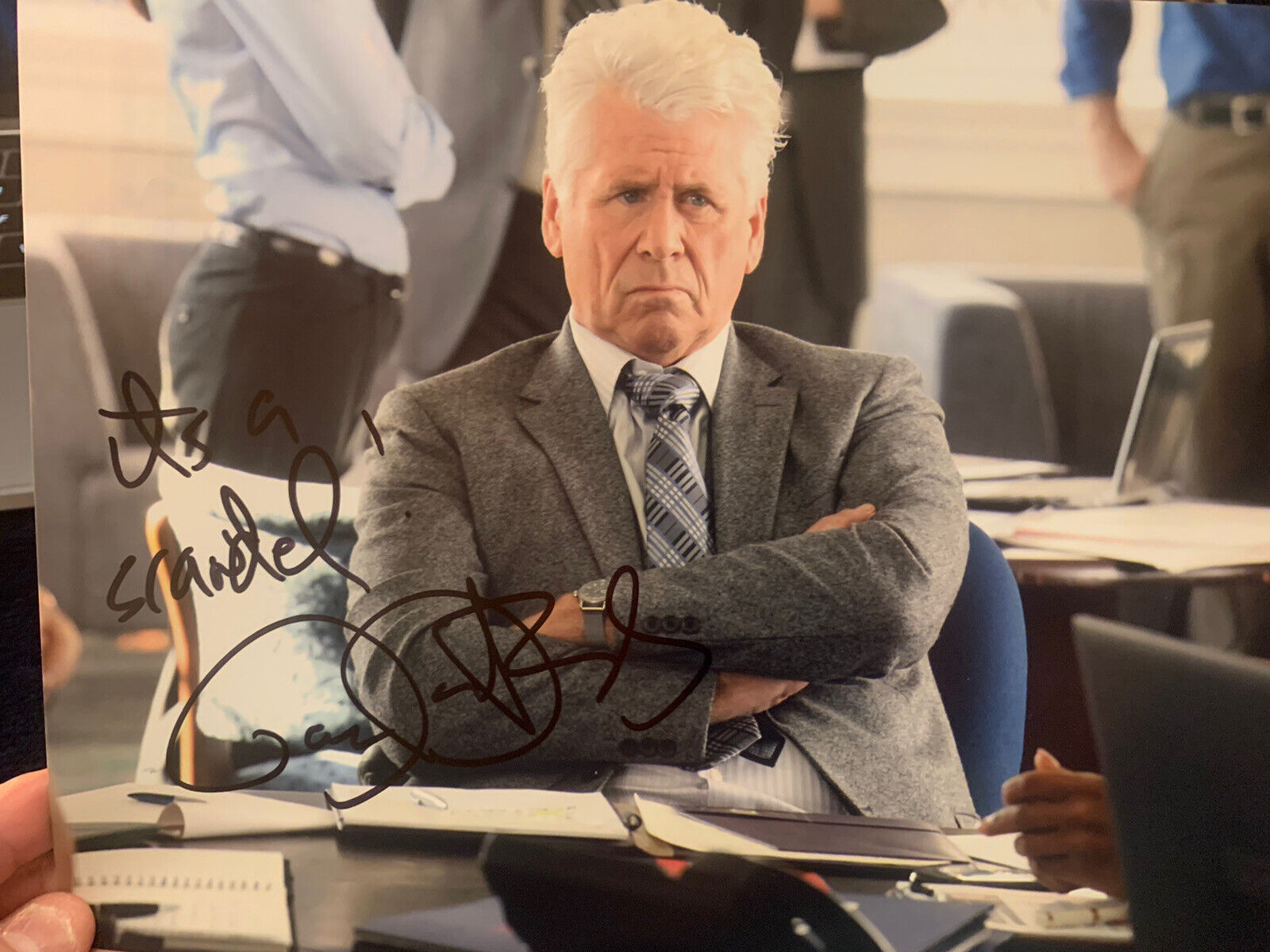 Barry Bostwick signed 8 by 10