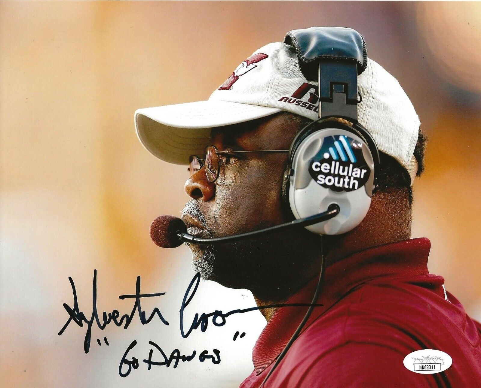 Sylvester Croom signed Mississippi State Bulldogs 8x10 Photo Poster painting autographed 3 JSA