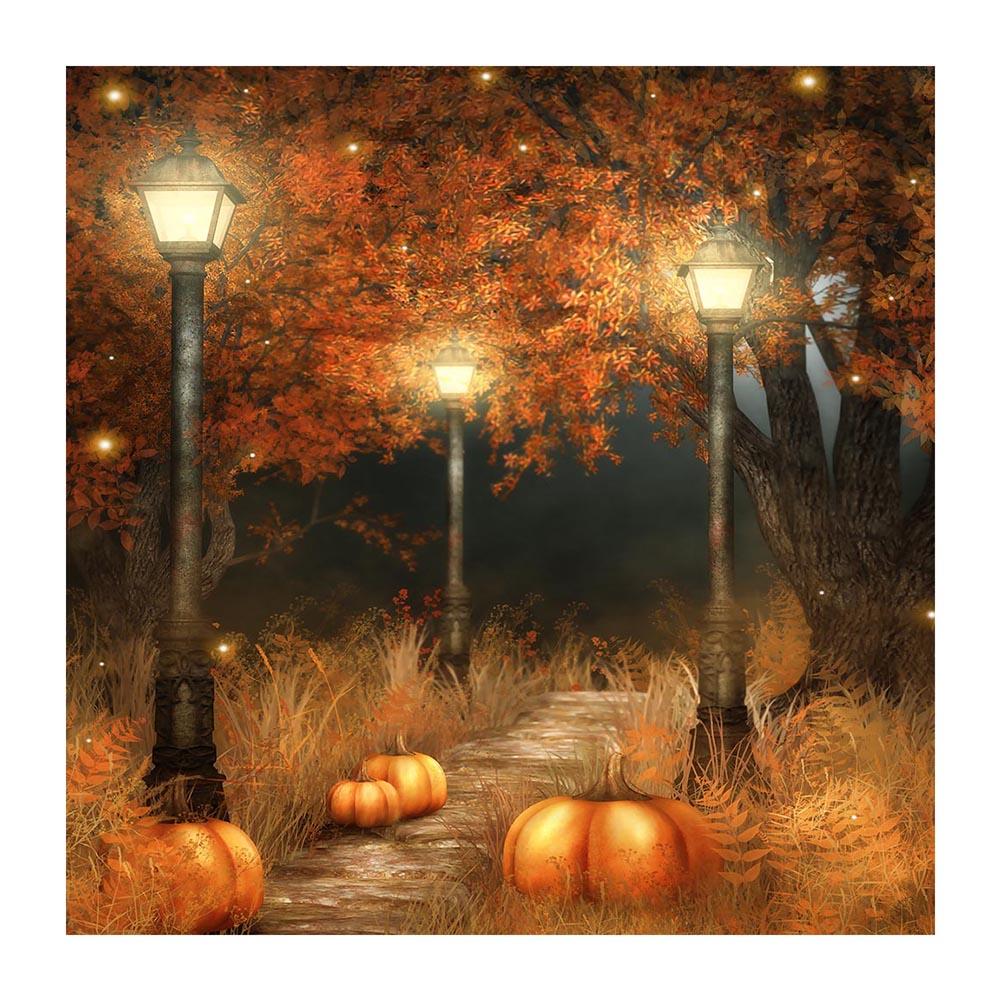 

30*30CM - Forest Pumpkin - Round Drill Diamond Painting, 501 Original