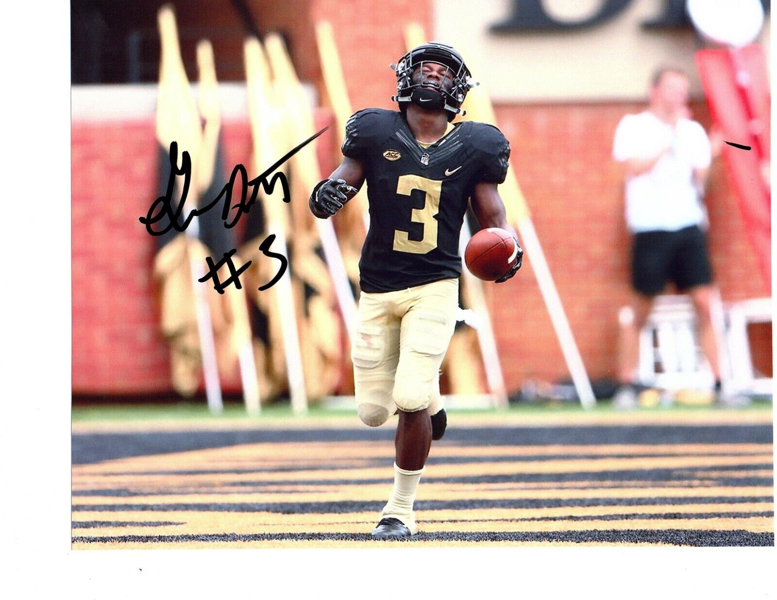 Greg Dortch Wake Forest Deacons signed autographed 8x10 football Photo Poster painting 2019 NFL!