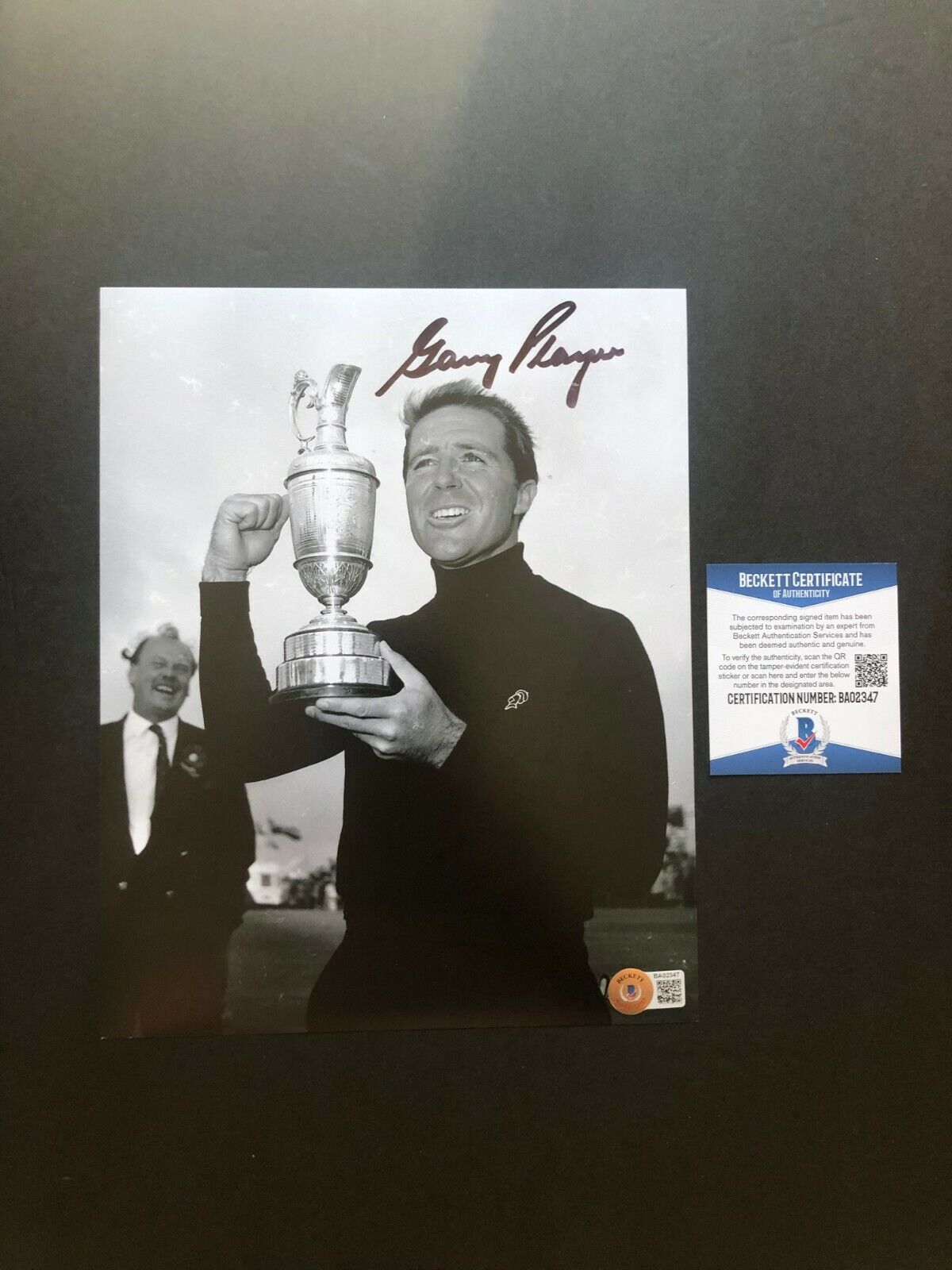 Gary Player classic signed autographed Open Masters 8x10 Photo Poster painting Beckett BAS coa