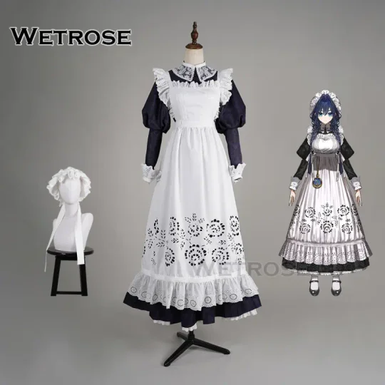 Hololive EN Ouro Kronii メイド服 コスプレ 衣装 Wetrose] In Stock Ouro Kronii Maid Outfit Hololive EN Vtuber