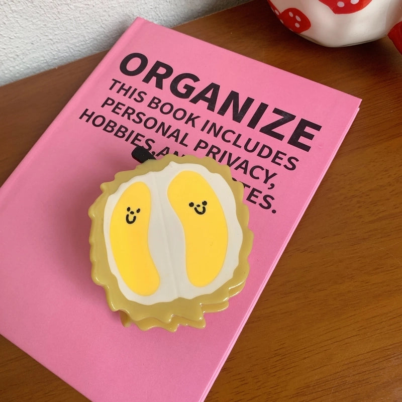 Cute Women’s 1605 Coffee Fruit Strawberry Acetic Acid Sheets Hair Claws