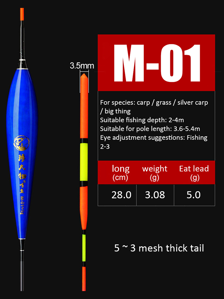 

Nano Smart LED Fishing Float Gravity Sensor Fish Bite Remind Glowing Buoy, M-04, 501 Original