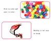 24-Color 7200pcs 2.6mm Fuse Bead Set | Acrylic Hollow Cylinder Beads, Elegant Pixel Art Beads