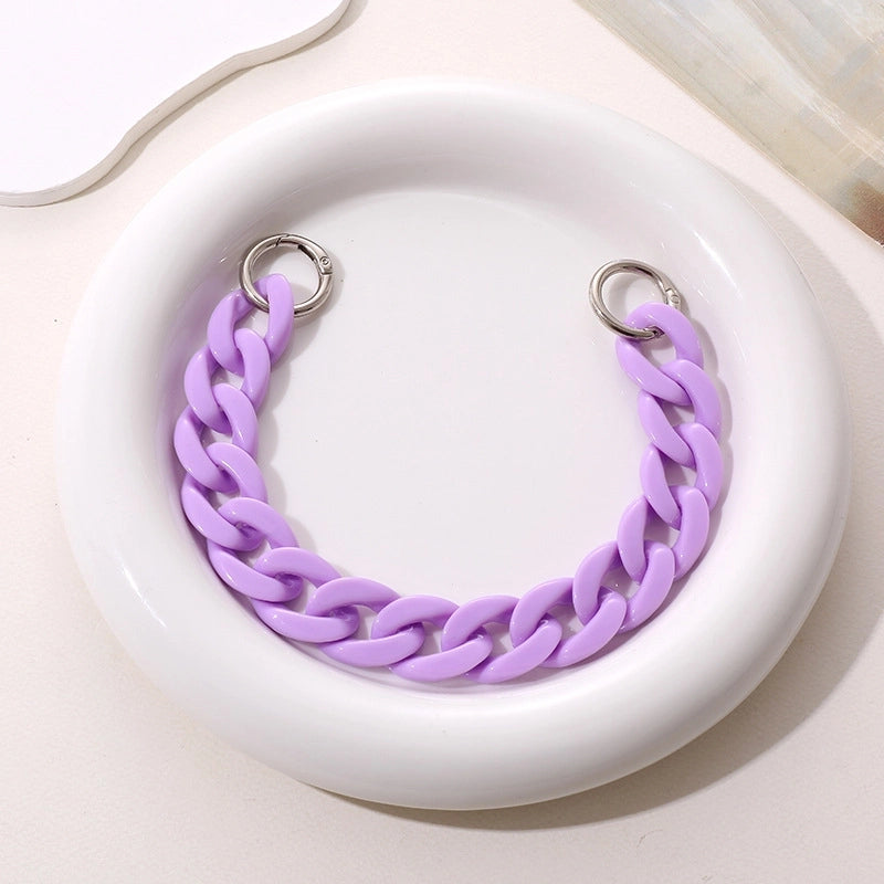 Retro Classic Style Geometric Arylic Mobile Phone Chain