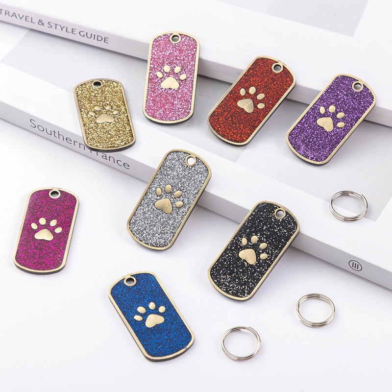 Minimalist Metal Footprint Pet Accessories