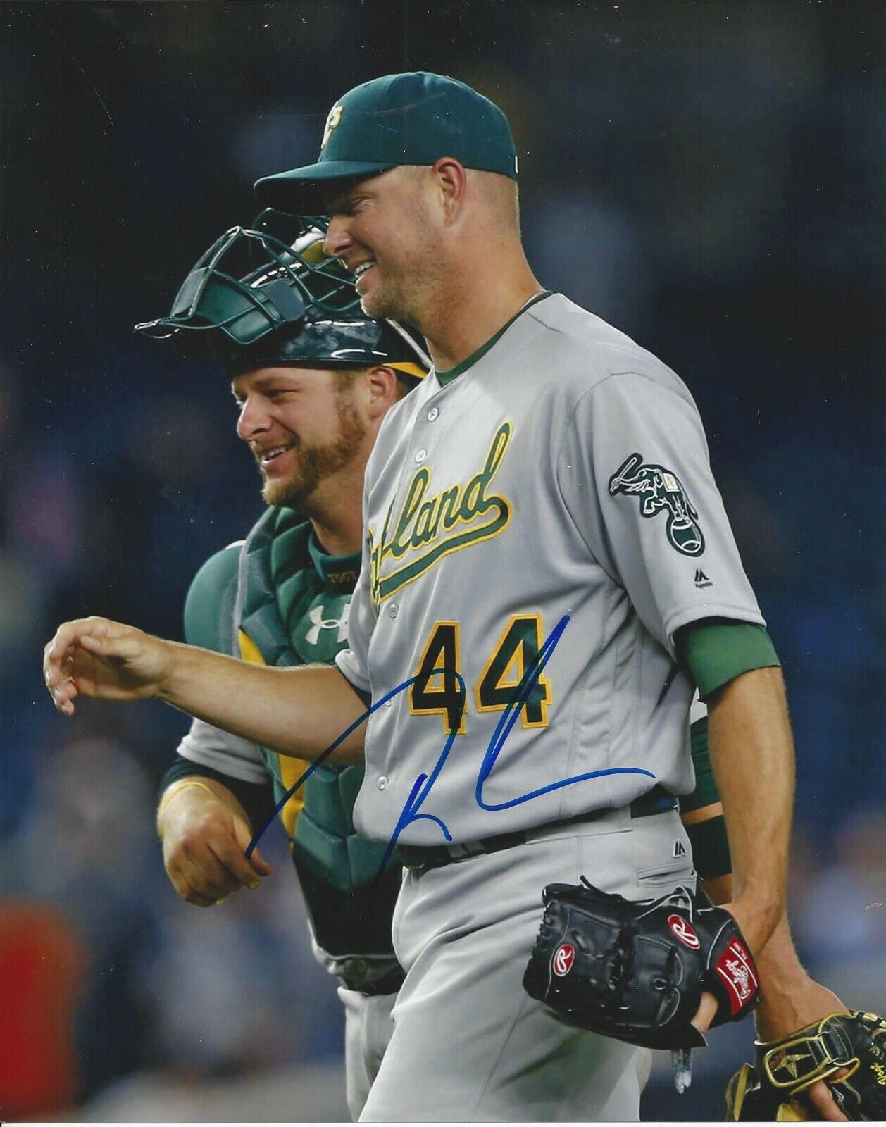 Ryan Madson Autographed 8x10 Oakland Athletics#S1075