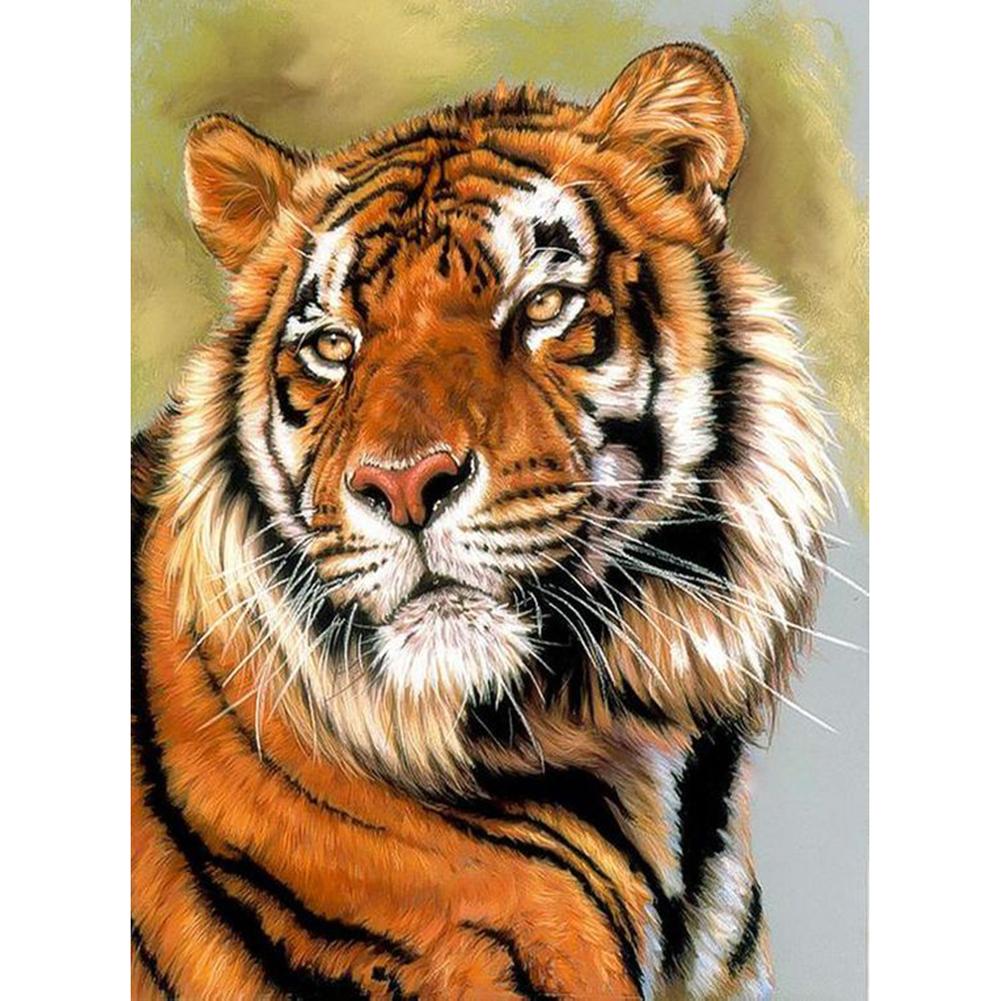  Diamond  Painting  Full Round Tiger 