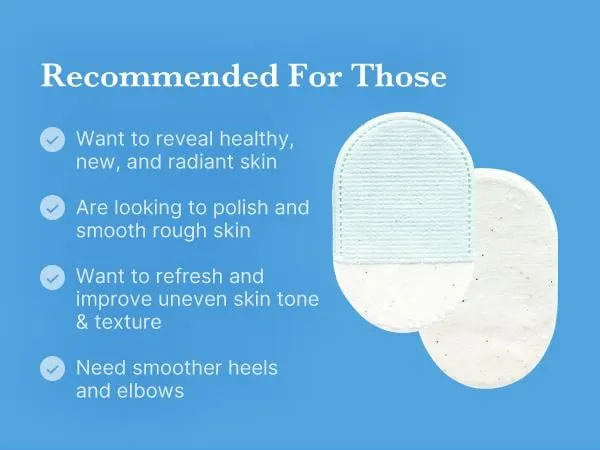 [medicube] Body Gommage Exfoliating Pad 8ea for bumpy skin flaky skin body scrub