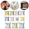 Easter Bunny Faux Fur Pillow Case 45x45cm Plush Rabbit Pillowcase for Home Decor