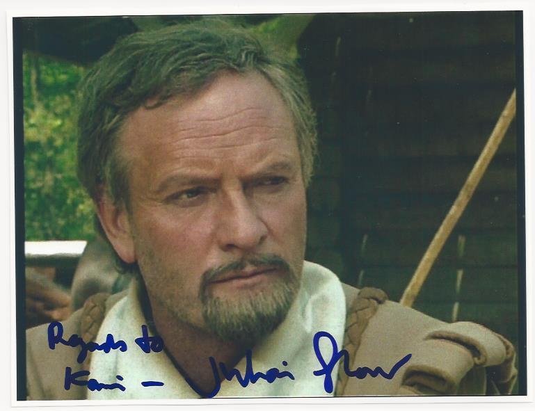 Julian Glover - Secret of the Black Dragon signed Photo Poster painting