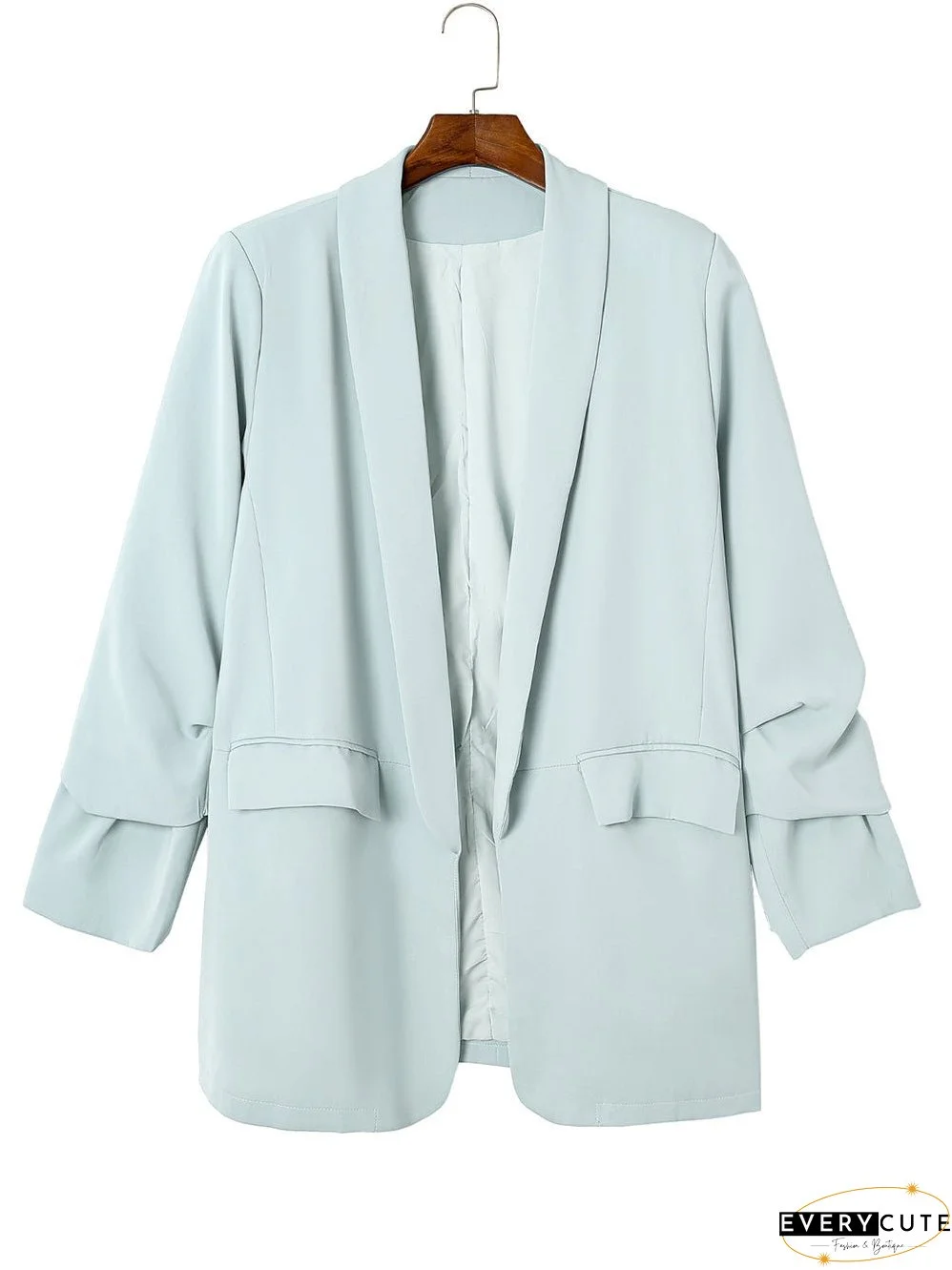 Open Front Plus Size Blazer