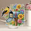Acrylique fleur oiseau bo&icirc;te aux lettres-bricolage ornement