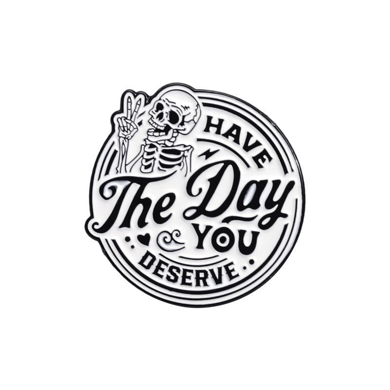 Casual Minimalist Streetwear Pin Geometric Cartoon Character Alloy Plating Unisex Brooches