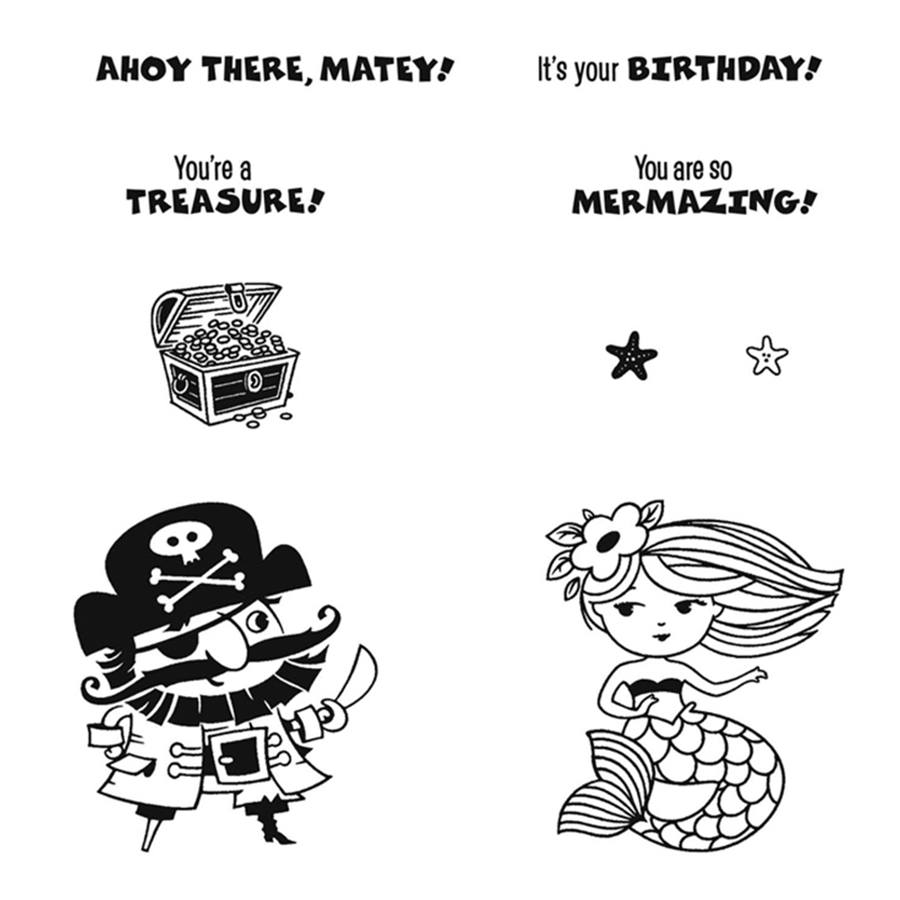 

Mermaid Pirate (Seal) - Paper Craft Cutting Dies, 501 Original