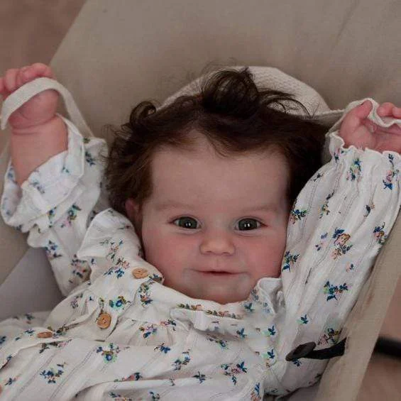  20'' Kleine Kira Süßee Reborn Baby Puppe -Realistisch Und Lebensecht () ( mit Stimm- und Herzmodul) - RSDP-Rebornbabypuppen-Rebornbabypuppen.de®