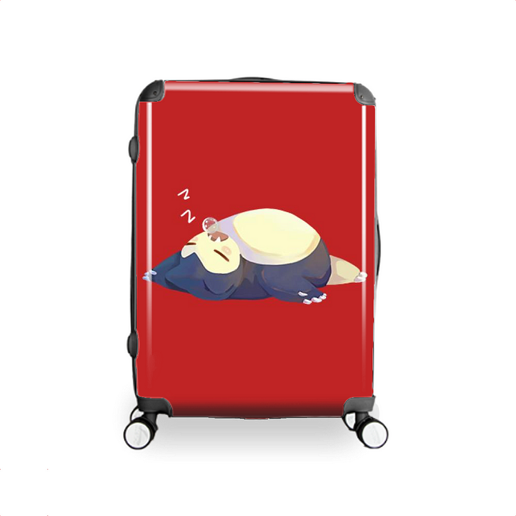 Sleeping Nose Bubbling Snorlax, Pokemon Hardside Luggage