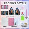 DIY Diamond Painting Special Shape Desktop Cabin Calendar Organizer Box Kit(Owl)