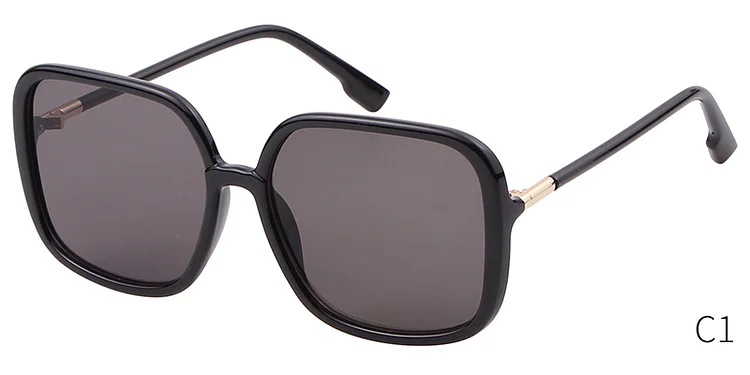 WHO CUTIE 2019 Square Sunglasses Women Oversized Brand Design Vintage Retro Trendy Large Big Sun Glasses Female S054