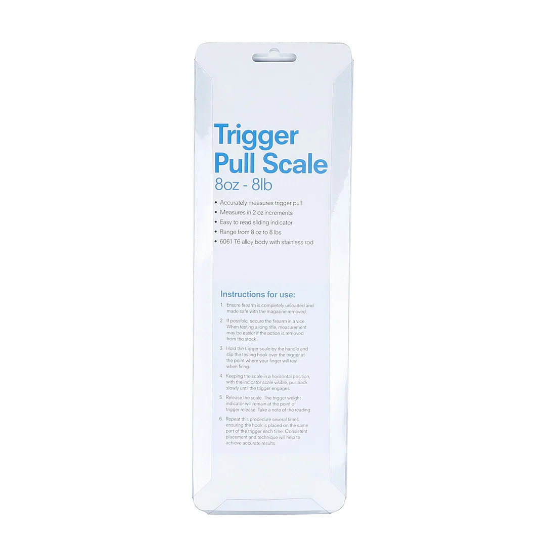 ohhunt® Manual Trigger Pull Scale with 8oz to 8lb Value Range for Gunsmithing, Shooting Competitions, Trigger Adjustments,Black