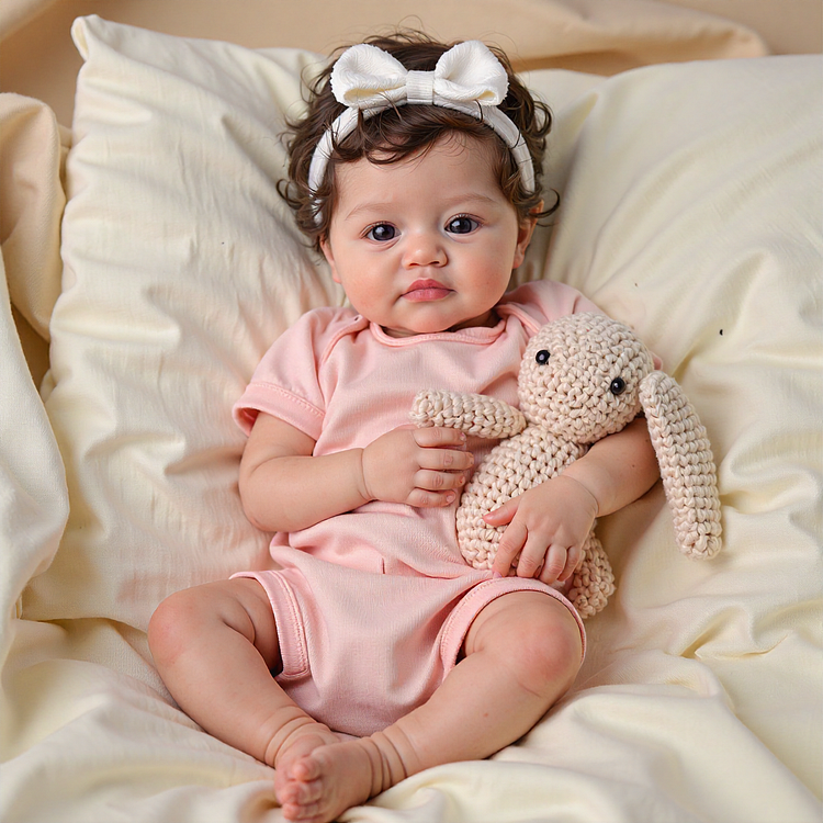  12"&16" Flexible Solid Platinum Liquid Full Silicone Reborn Doll Baby Boy or Girl Swinsh and Gogin - Reborndollsshop®-Reborndollsshop®