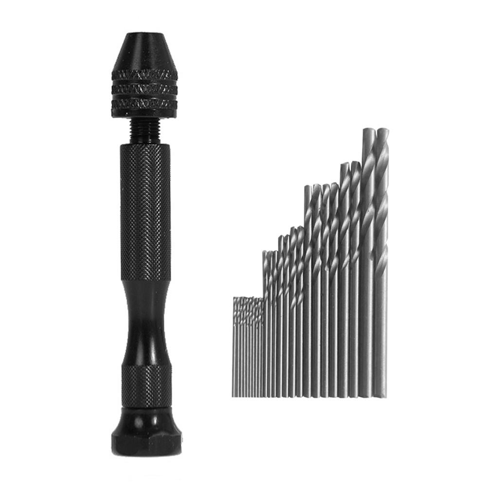 

25Pcs Hand Twist Drill Bit Set Sharpener Sharpening Wood Working Hand Tool, 501 Original