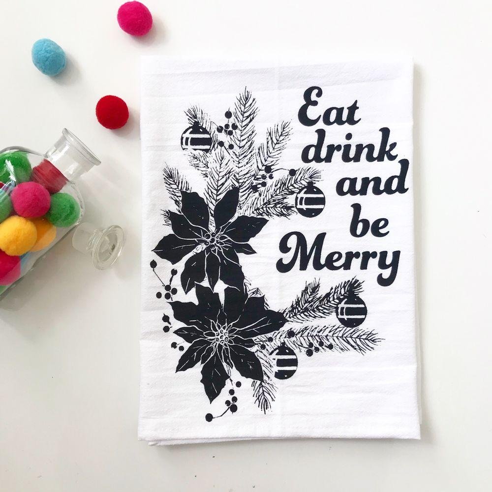 Be Merry Cotton Towel