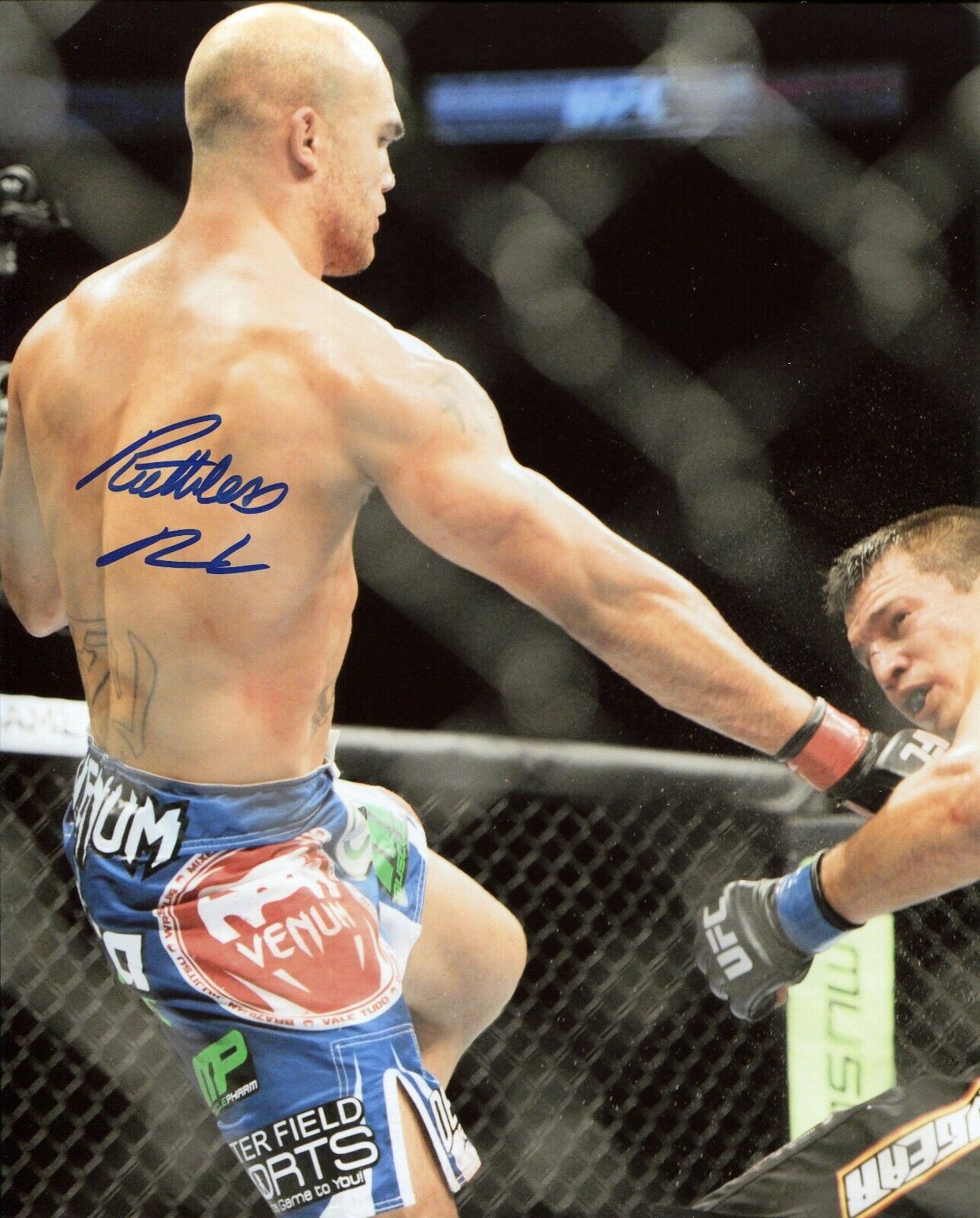 Ruthless Robbie Lawler Autographed Signed 8x10 Photo Poster painting UFC Champion CFS COA