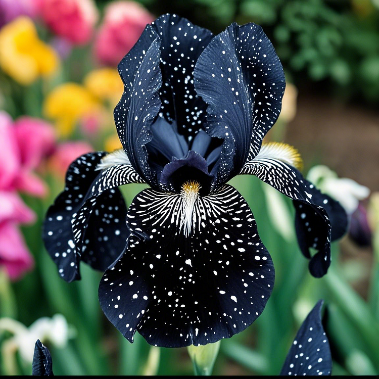 Black Starry Night-Rare Iris Bulbs⚜️