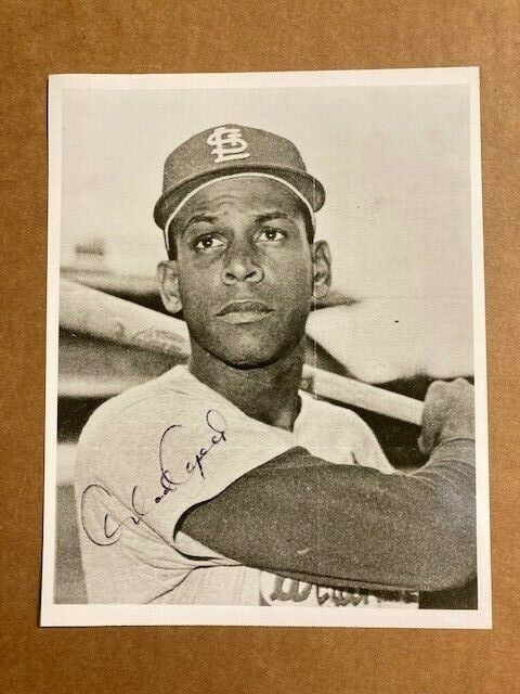 Orlando Cepeda HOF Boldly Signed 8x10 Photo Poster painting with COA