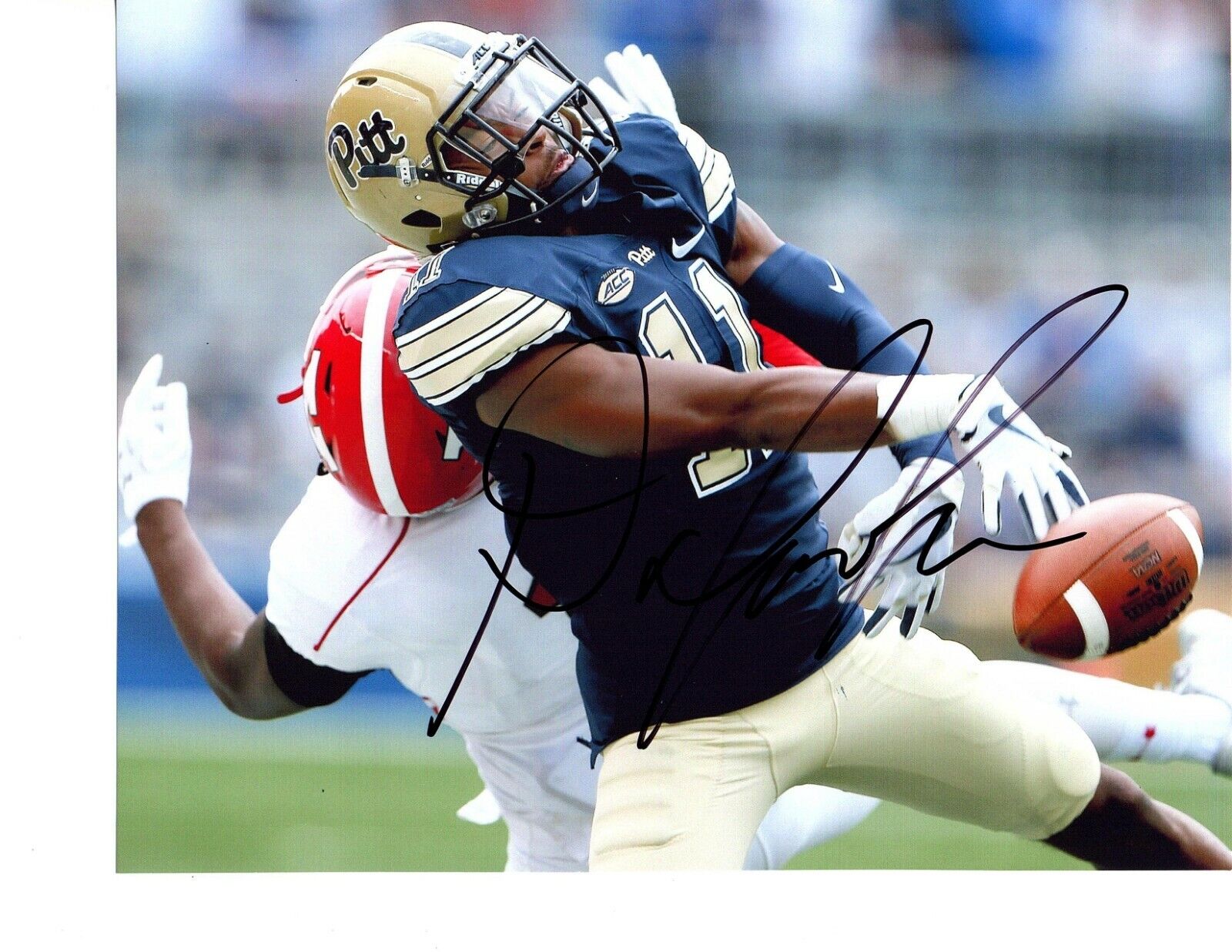 Dane Jackson Pittsburgh Panthers signed autographed 8x10 football Photo Poster painting PITT F