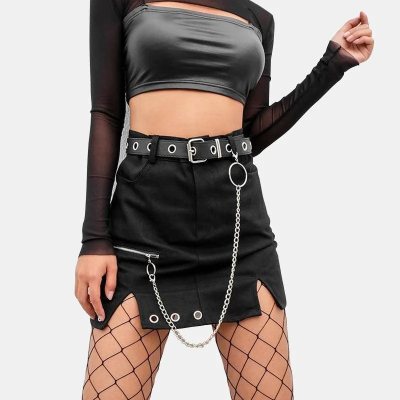 Chain Me Up Mini Skirt