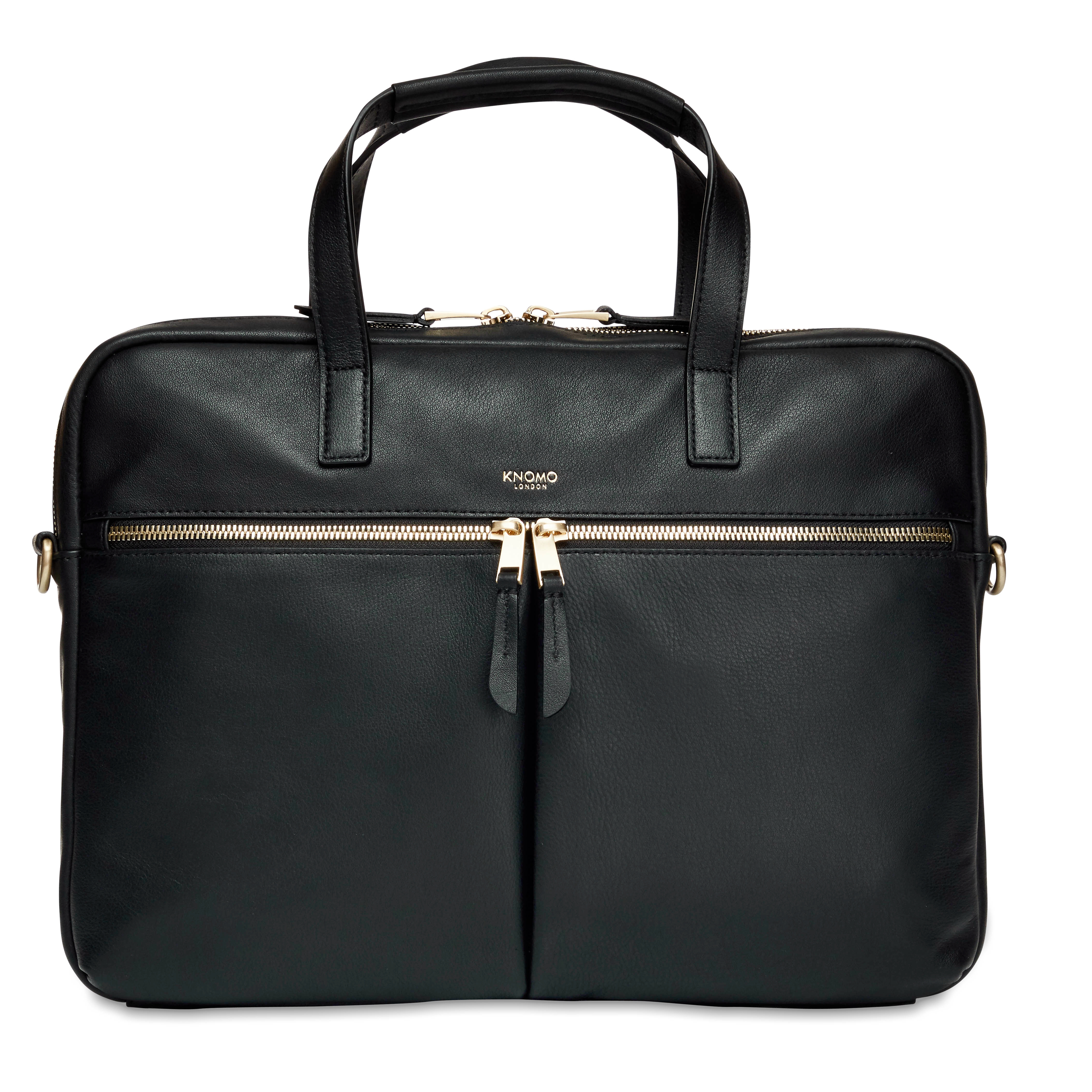 Hanover Leather Briefcase KNOMO USA - Bags that work beautifully