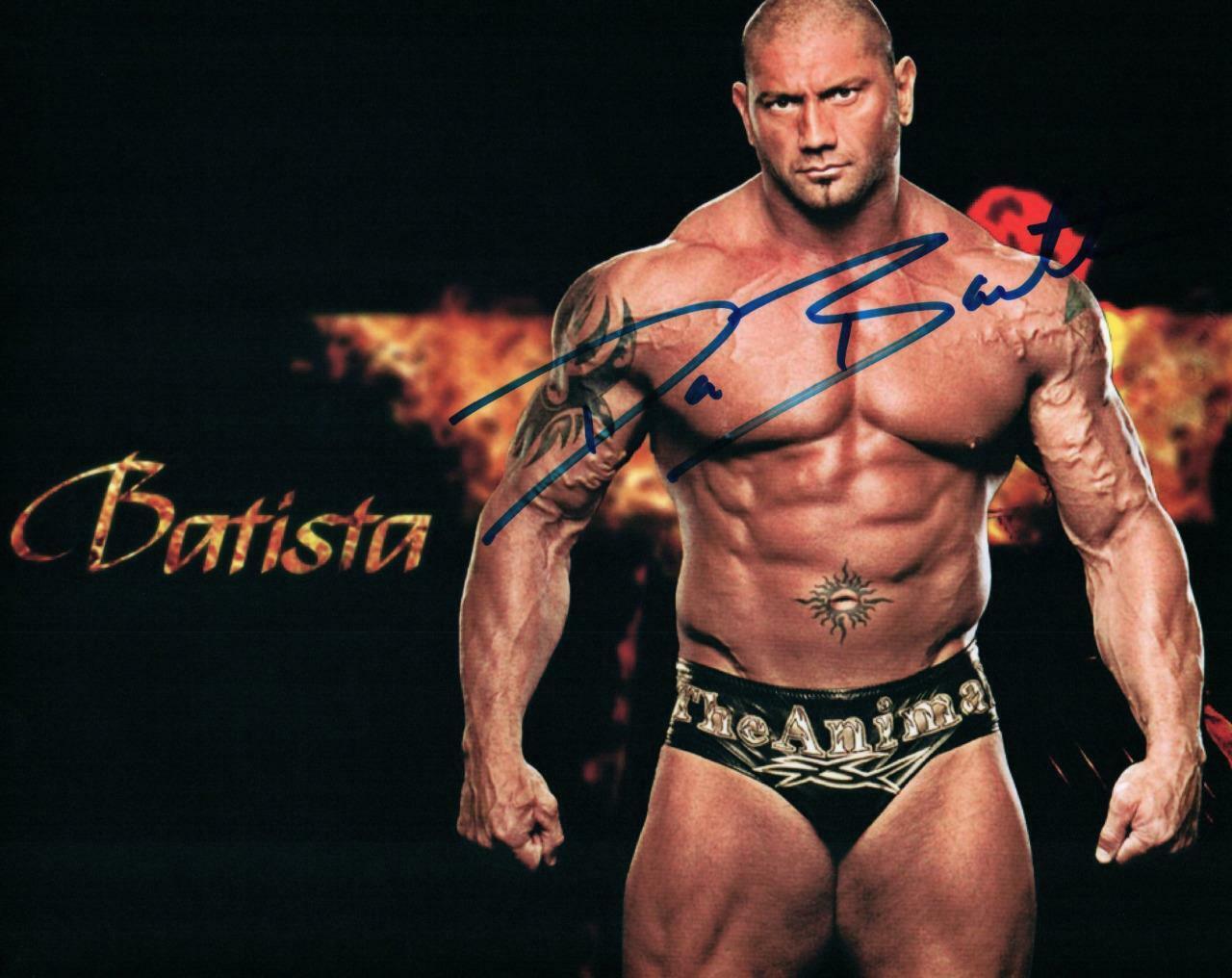 Dave Bautista signed 8x10 Photo Poster painting with COA autographed Picture very nice