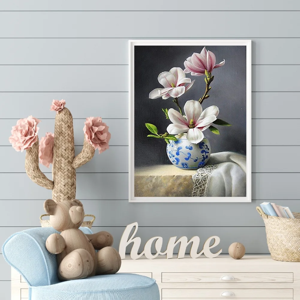 DIY Paint By Number 40*50cm - Magnolia