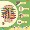 Game Math Educational Toy Wooden Board Game, 42 Colorful Sticks Dice, for Kids Ages 3 4 5 6