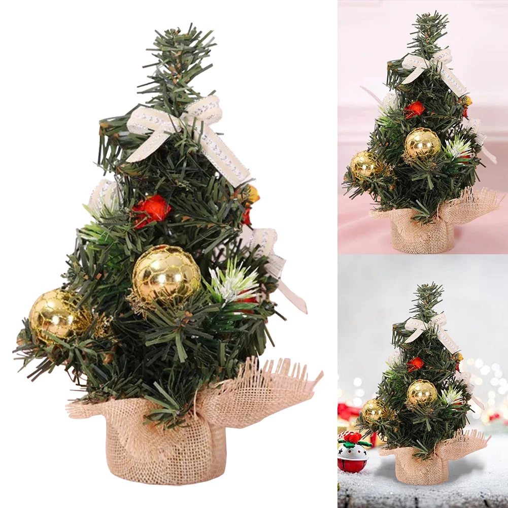 20cm Artificial Xmas Tree Great Gifts Tabletop Mini Tree Festival Party Supplies