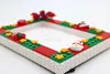Chirstmas DIY Building Block Photo Frame Kit,Creative Handmade Assembled Photo Frame Handmade Craft Gift Home Tabletop Display Decor
