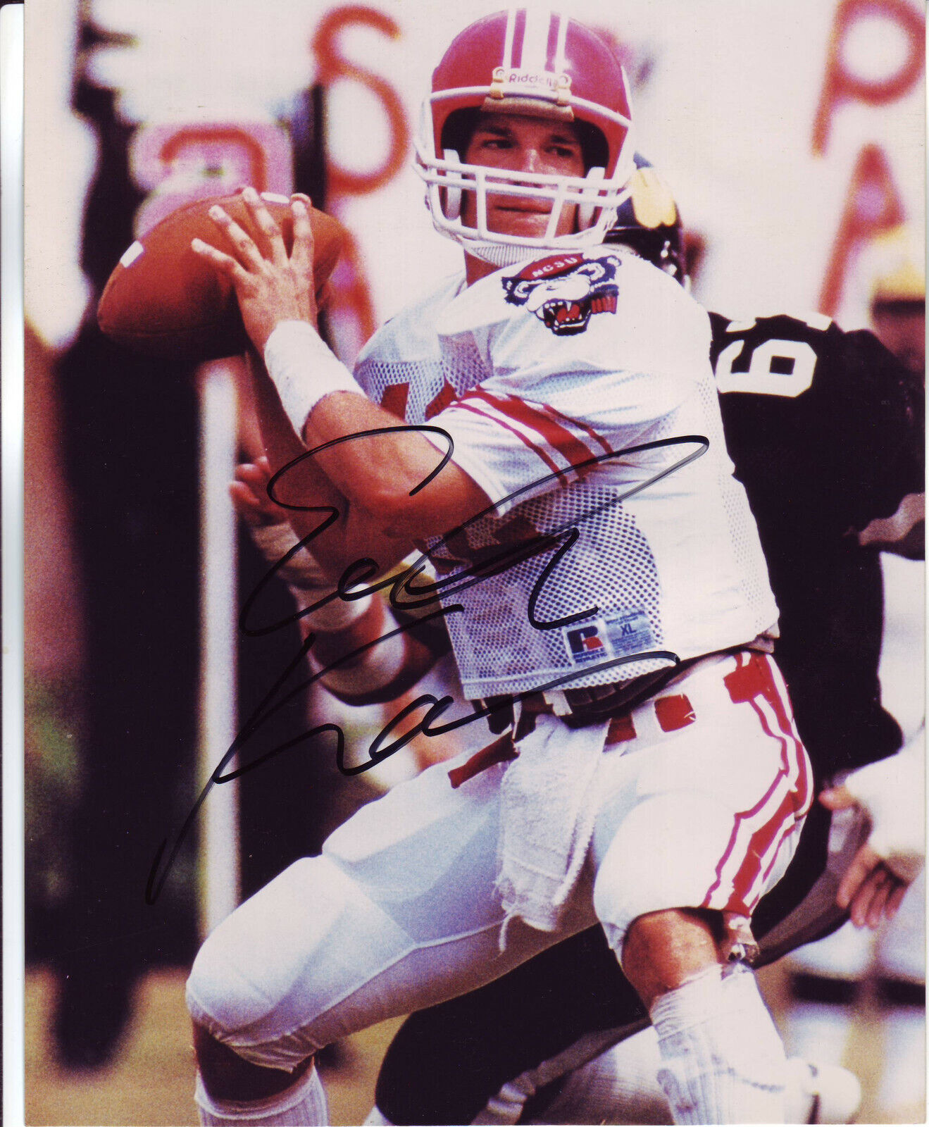 Eric Kramer #0 8X10 Signed w/ COA North Carolina St