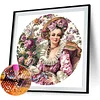 Retro Girl - Diamond Painting - Full Round Drill (Canvas|40*40cm)