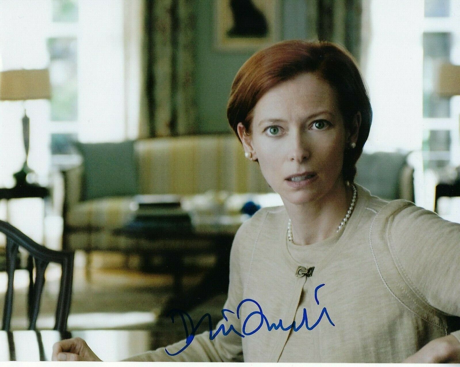 GFA Burn After Reading * TILDA SWINTON * Signed 8x10 Photo Poster painting PROOF COA