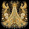 Diamond Painting-DIY Crystal Rhinestone Phoenix Shining Girl