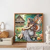 Diamond Painting-DIY Full Round Drill Garden Butterfly Fairy