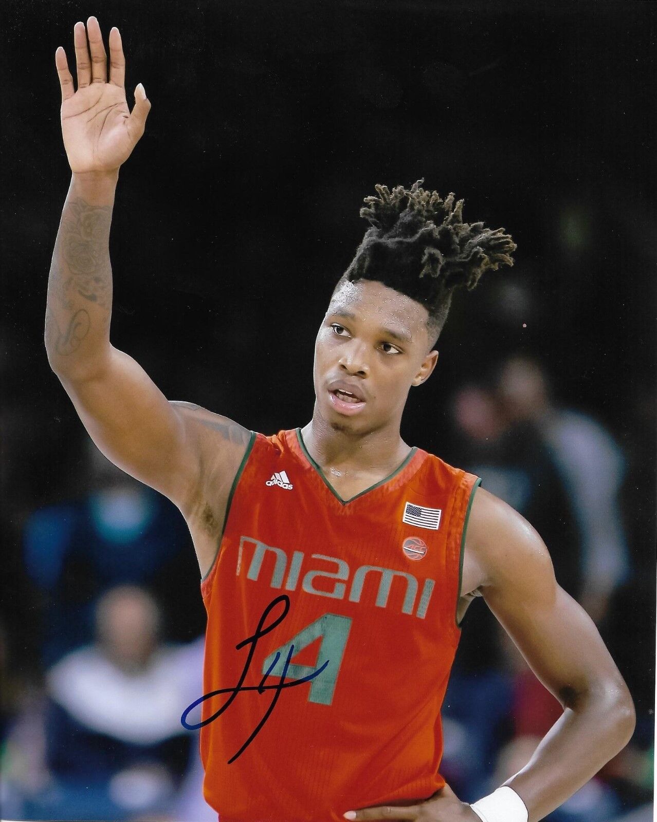 LONNIE WALKER JR signed autographed MIAMI HURRICANES 8X10 Photo Poster painting w/COA