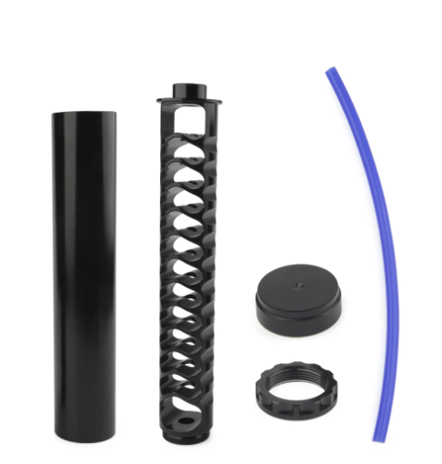 10 Inch Single Core Aluminum Solvent Filter for NAPA 1/2 WIX 1/2, 5 / 8-20, 4003-28, 24003-24