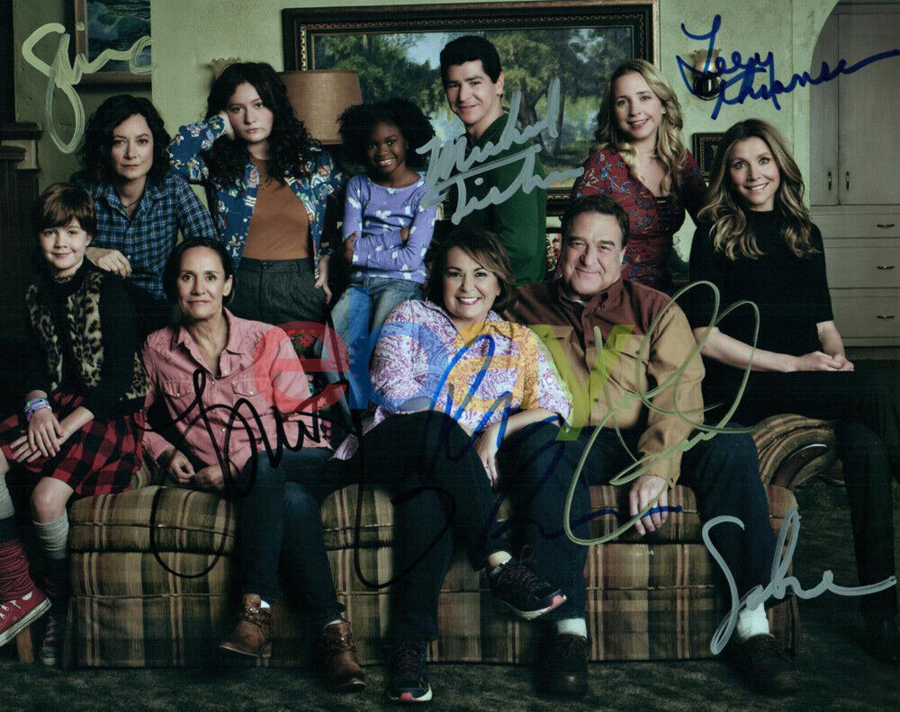 Roseanne Cast Signed 8x10 Autographed Photo Poster painting Reprint