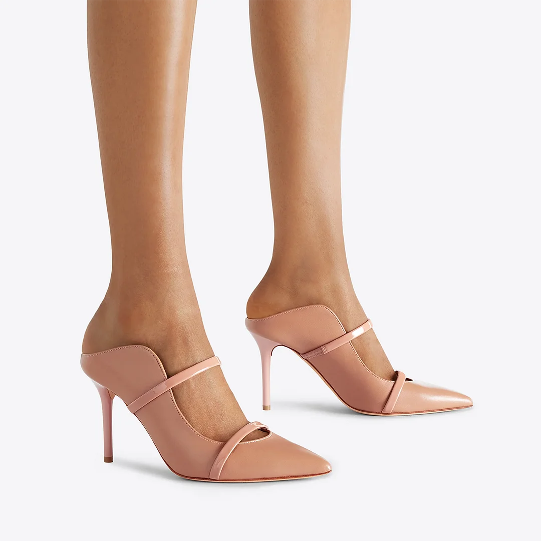 100mm Women's Party Classic Stiletto Shoes Slingback High Heels-MERUMOTE