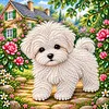 Puppy-Diamond Painting Pearl Art Kit(30X30cm)
