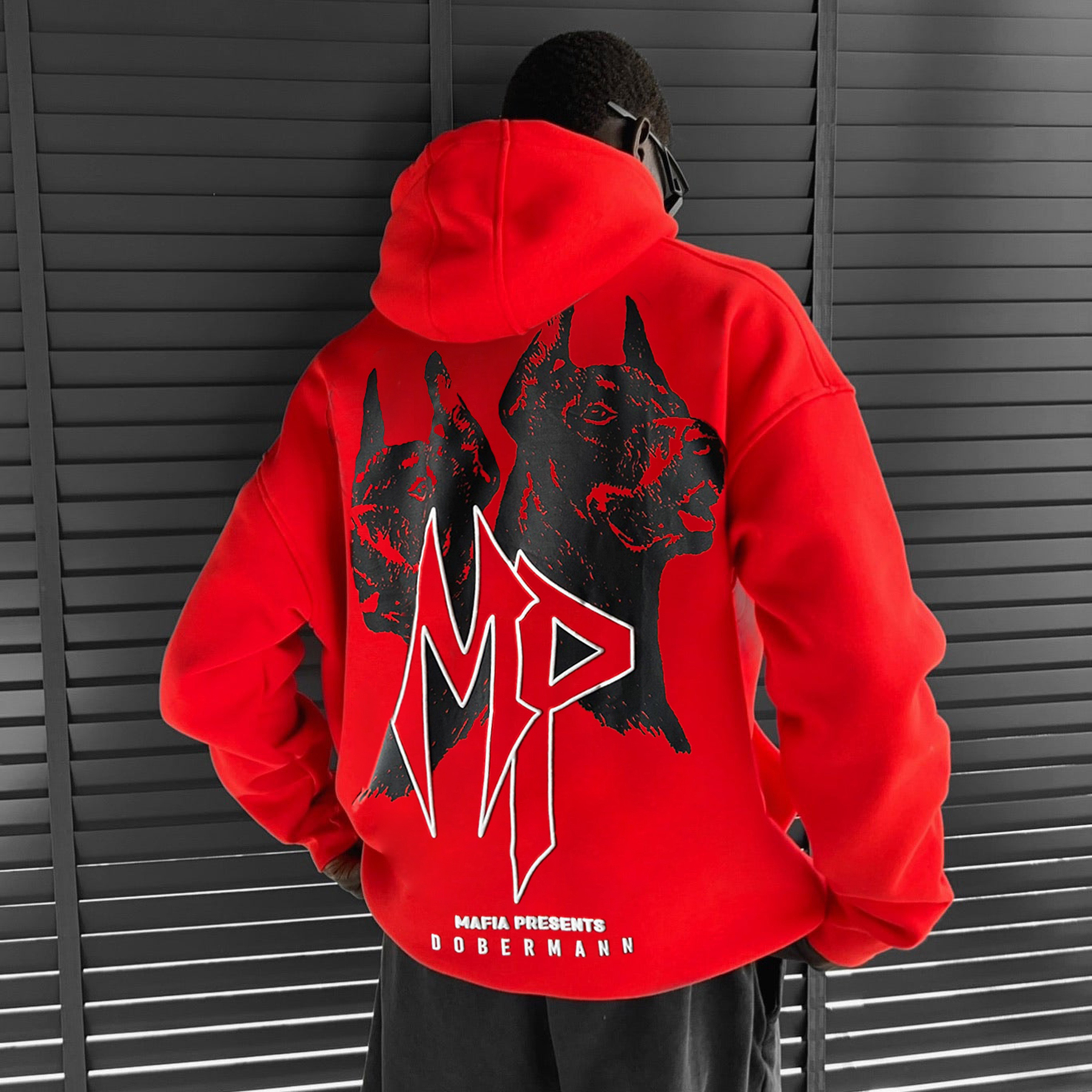 Oversize Dobermann MP Hoodie / [blueesa] /